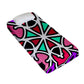 Pink and Purple Swizzle Fitted Sheet (Twin Size)