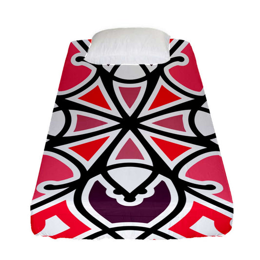 Pizza Swizzle Fitted Sheet (Twin Size)