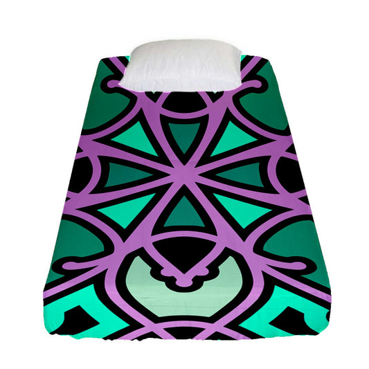 Grapple Swizzle Fitted Sheet (Twin Size)