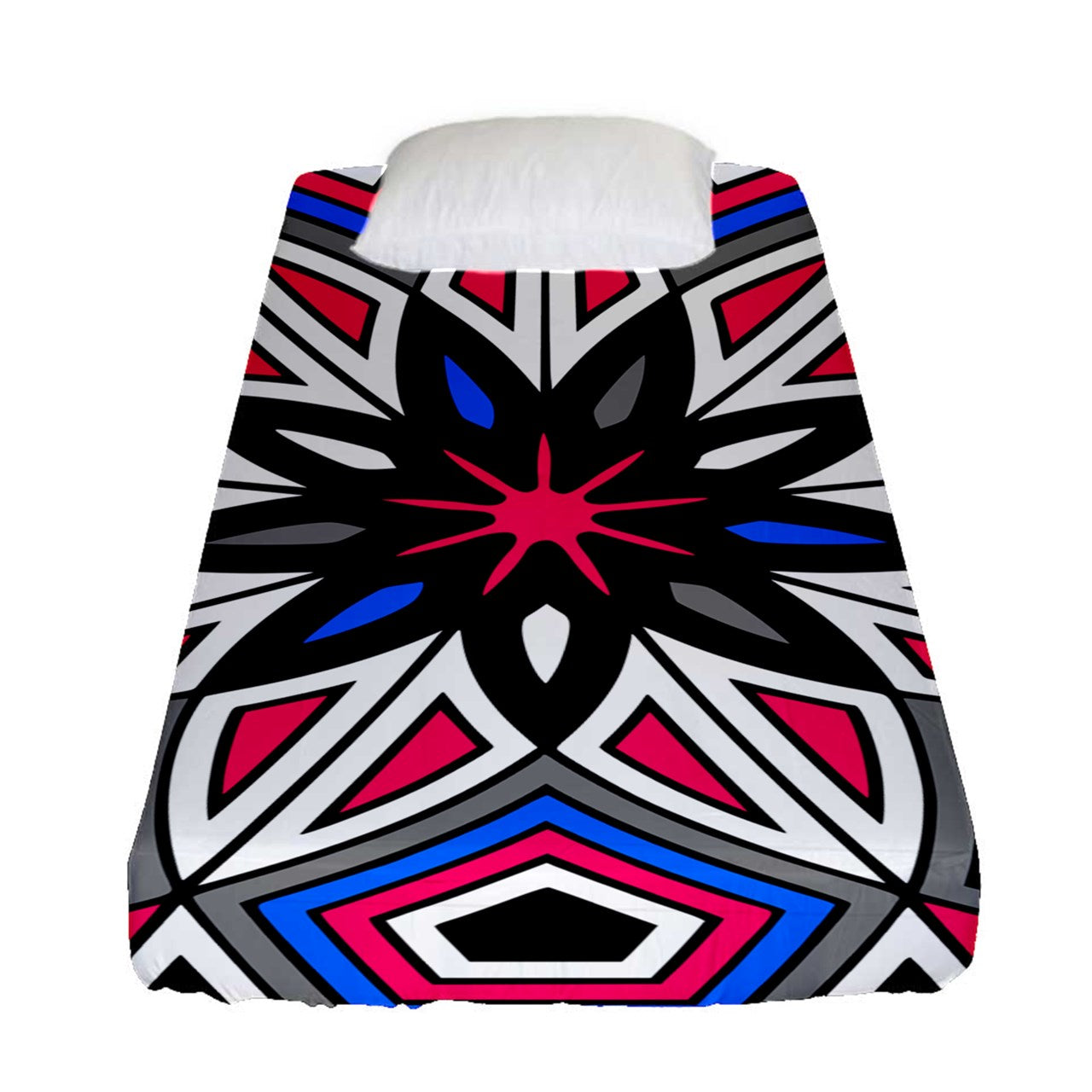 Pink Spider Fitted Sheet (Twin Size)