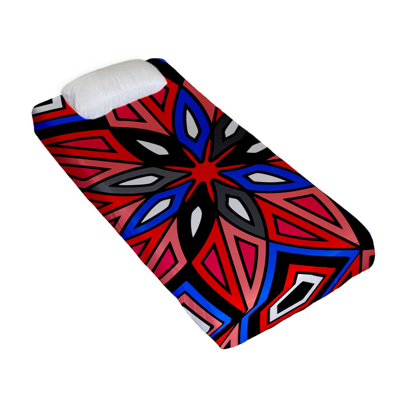 Red Spider Fitted Sheet (Twin Size)