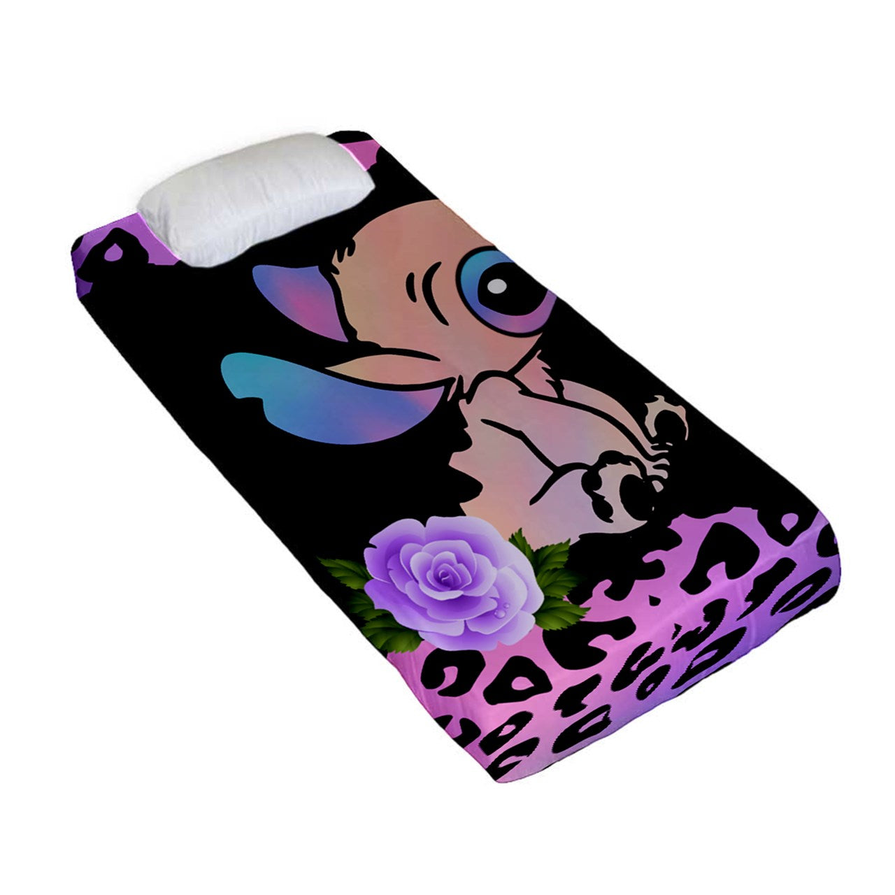 Stitch Inspired Fitted Sheet (Twin Size)