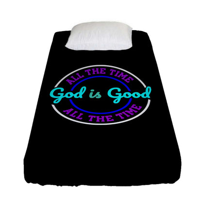 God is Good Fitted Sheet (Twin Size)
