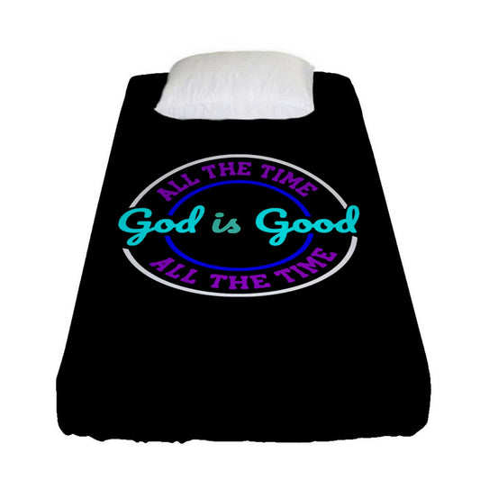 God is Good Fitted Sheet (Twin Size)