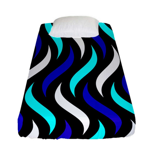 Vibrant Splash Fitted Sheet (Twin Size)