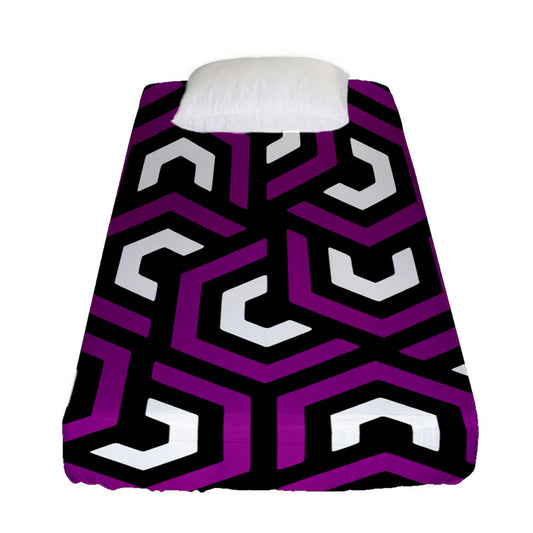 Amazing Purple Fitted Sheet (Twin Size)