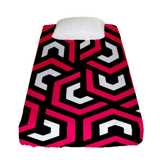 Amazing Pink Fitted Sheet (Twin Size)