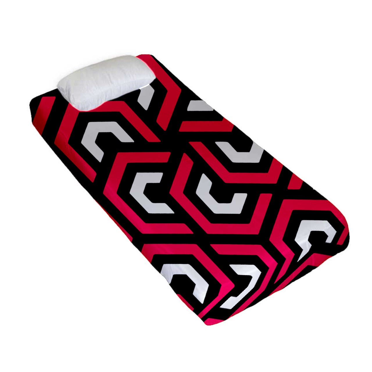 Amazing Pink Fitted Sheet (Twin Size)