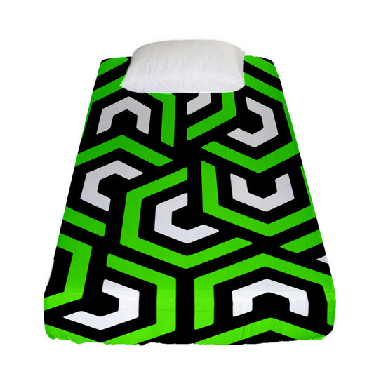 Amazing Lime Fitted Sheet (Twin Size)
