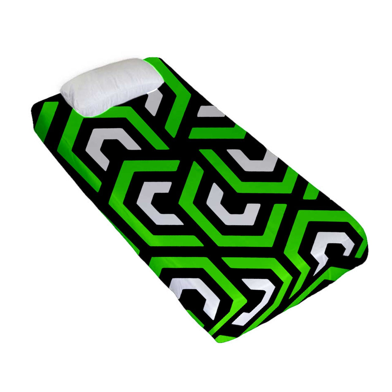 Amazing Lime Fitted Sheet (Twin Size)