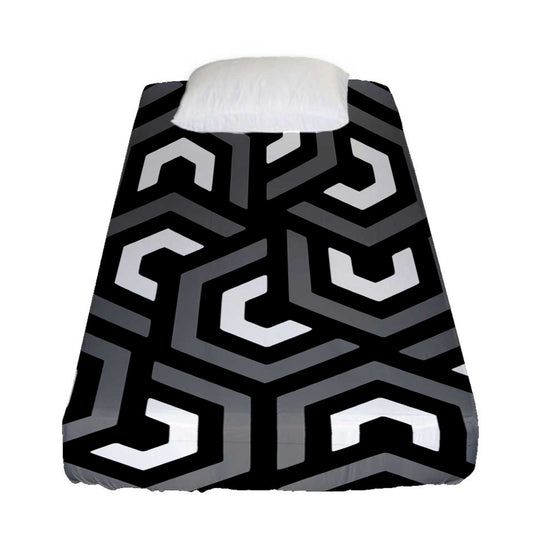 Amazing Grey Fitted Sheet (Twin Size)