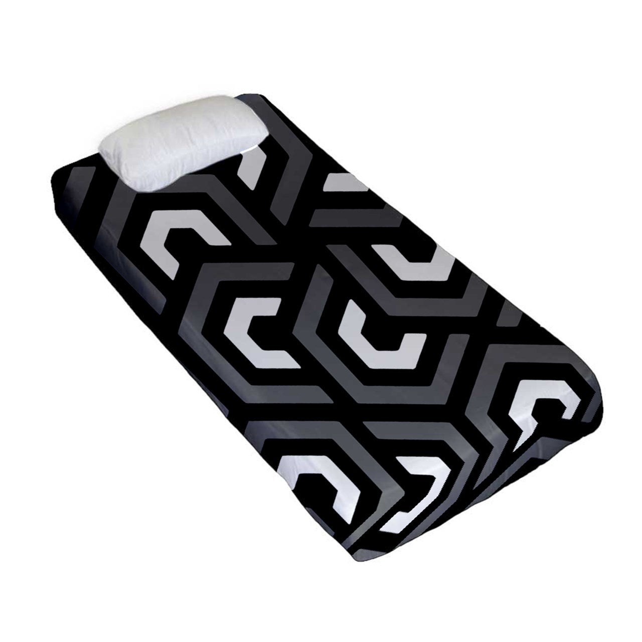 Amazing Grey Fitted Sheet (Twin Size)