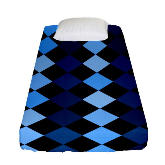 Blue Frenzy Fitted Sheet (Twin Size)