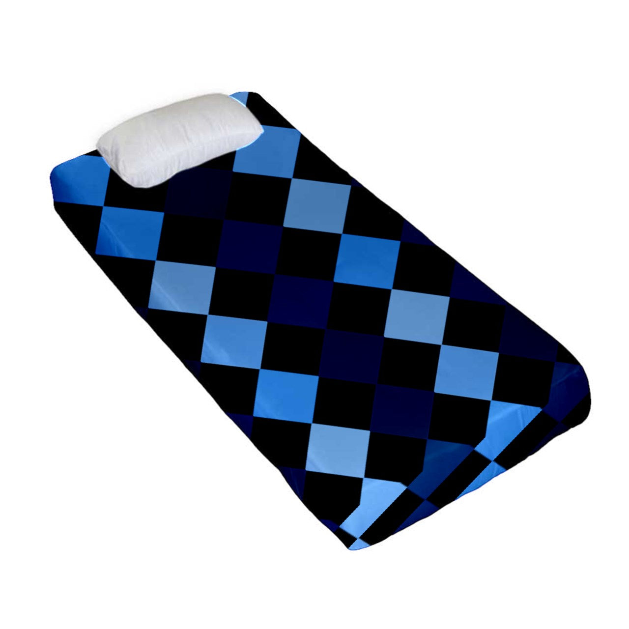 Blue Frenzy Fitted Sheet (Twin Size)