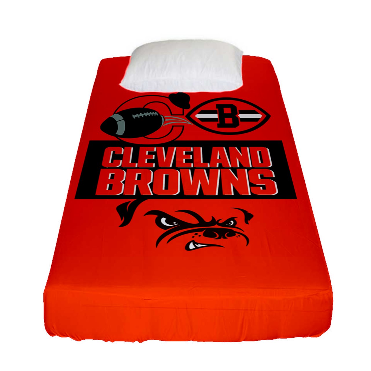 Browns Inspired Fitted Sheet (Twin Size)