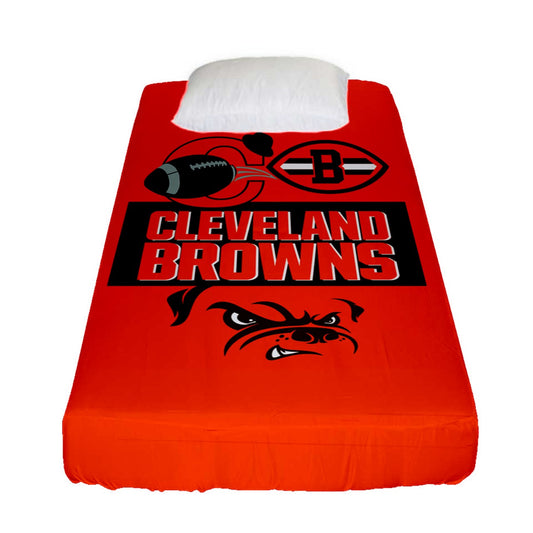 Browns Inspired Fitted Sheet (Twin Size)