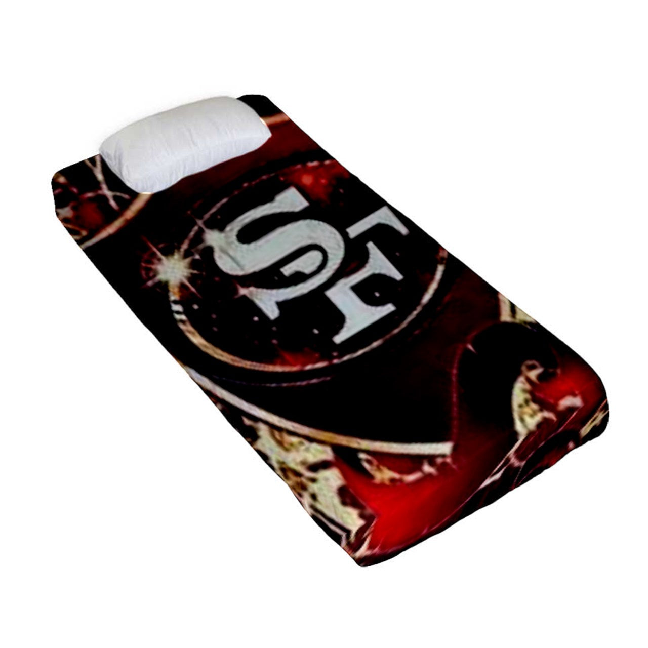 49ers Inspired Fitted Sheet (Twin Size)