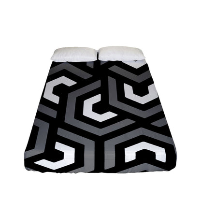 Amazing Grey Fitted Sheet (Full/ Double Size)