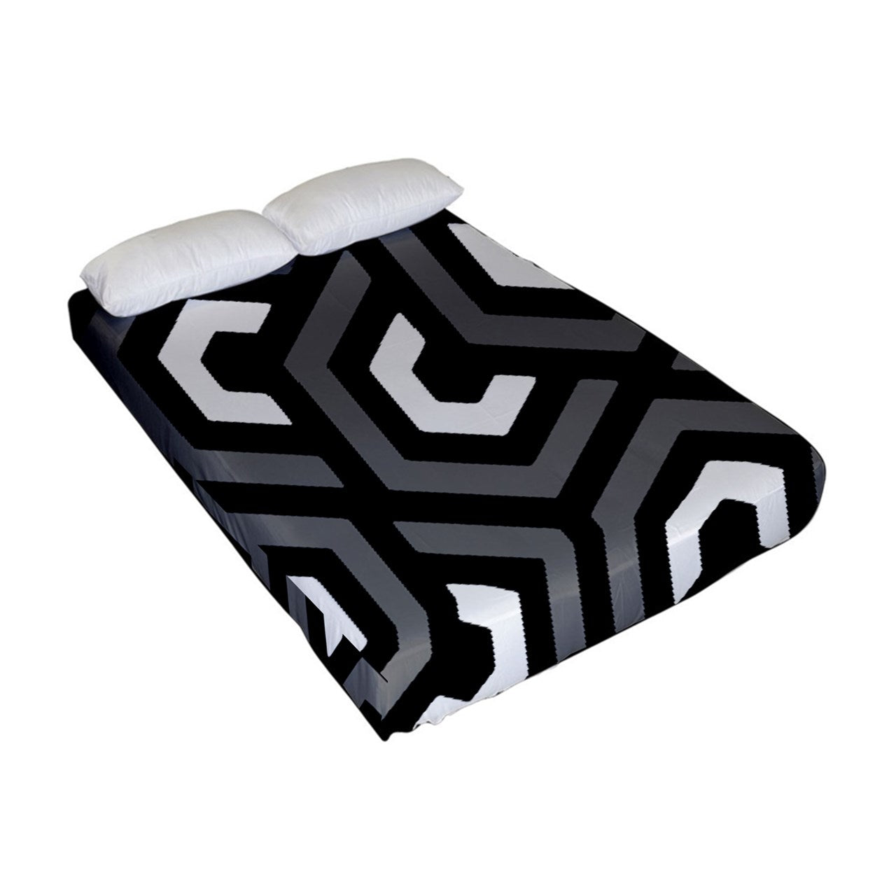 Amazing Grey Fitted Sheet (Full/ Double Size)