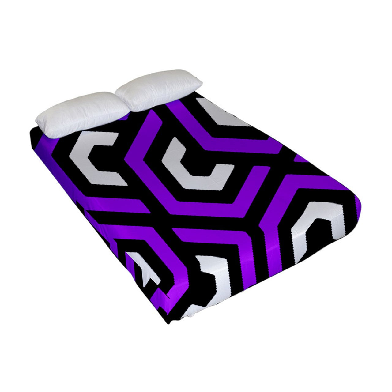Amazing Lilac Fitted Sheet (Full/ Double Size)