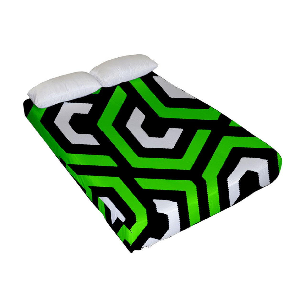 Amazing Lime Fitted Sheet (Full/ Double Size)