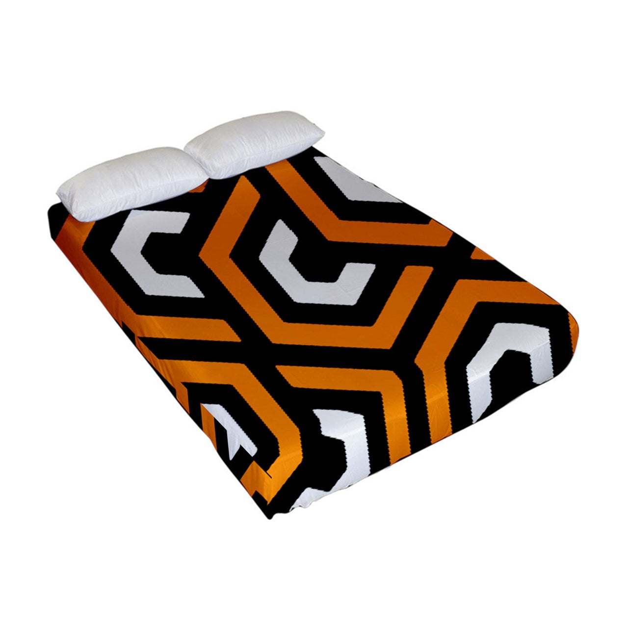 Amazing Orange Fitted Sheet (Full/ Double Size)