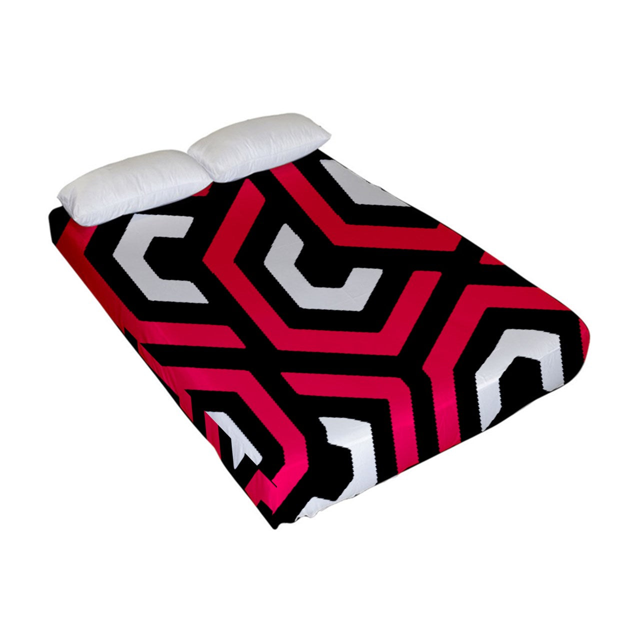 Amazing Pink Fitted Sheet (Full/ Double Size)