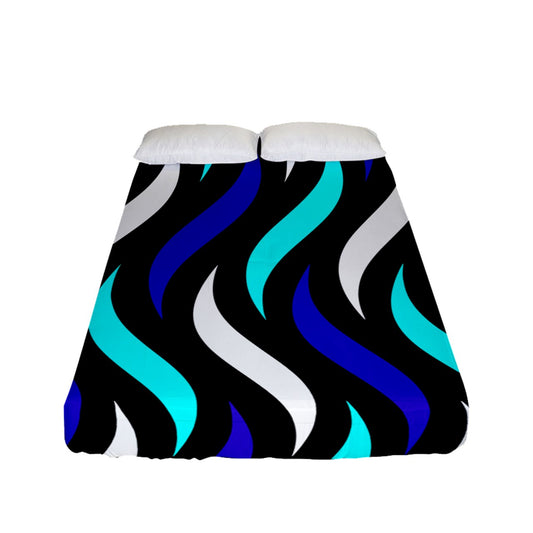 Vibrant Splash Fitted Sheet (Full/ Double Size)