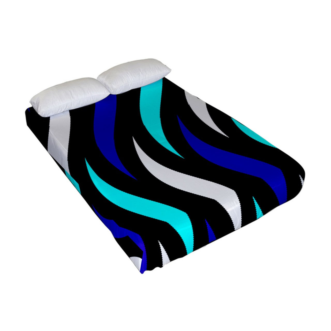 Vibrant Splash Fitted Sheet (Full/ Double Size)