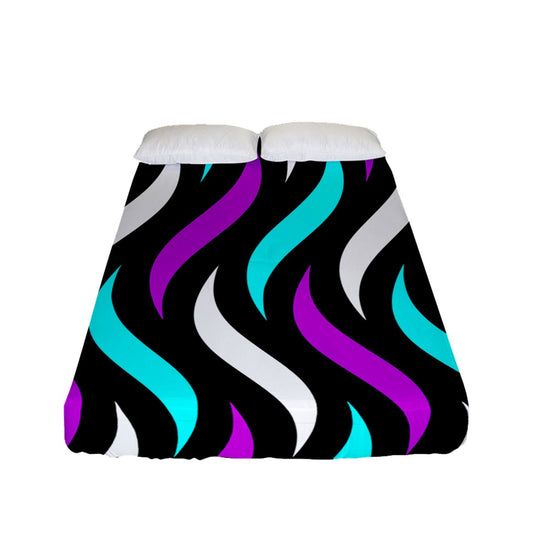 Vibrant Splash 2 Fitted Sheet (Full/ Double Size)