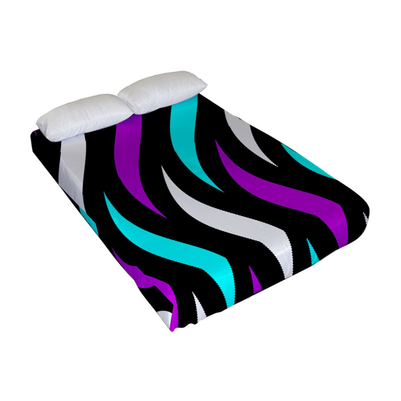 Vibrant Splash 2 Fitted Sheet (Full/ Double Size)