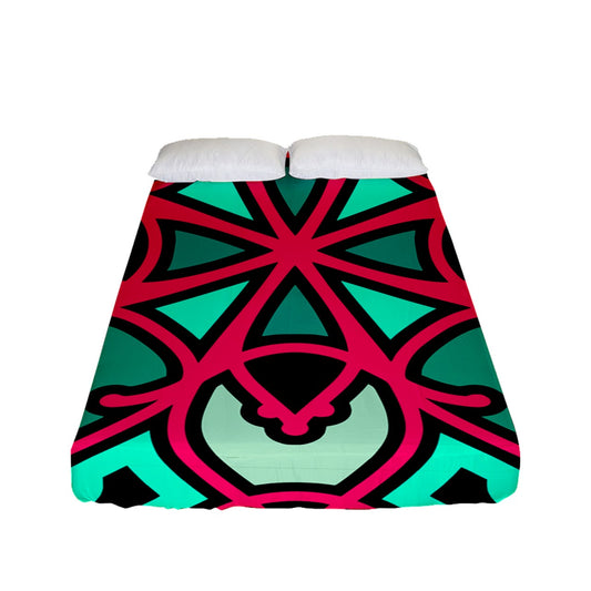 Watermelon Swizzle Fitted Sheet (Full/ Double Size)
