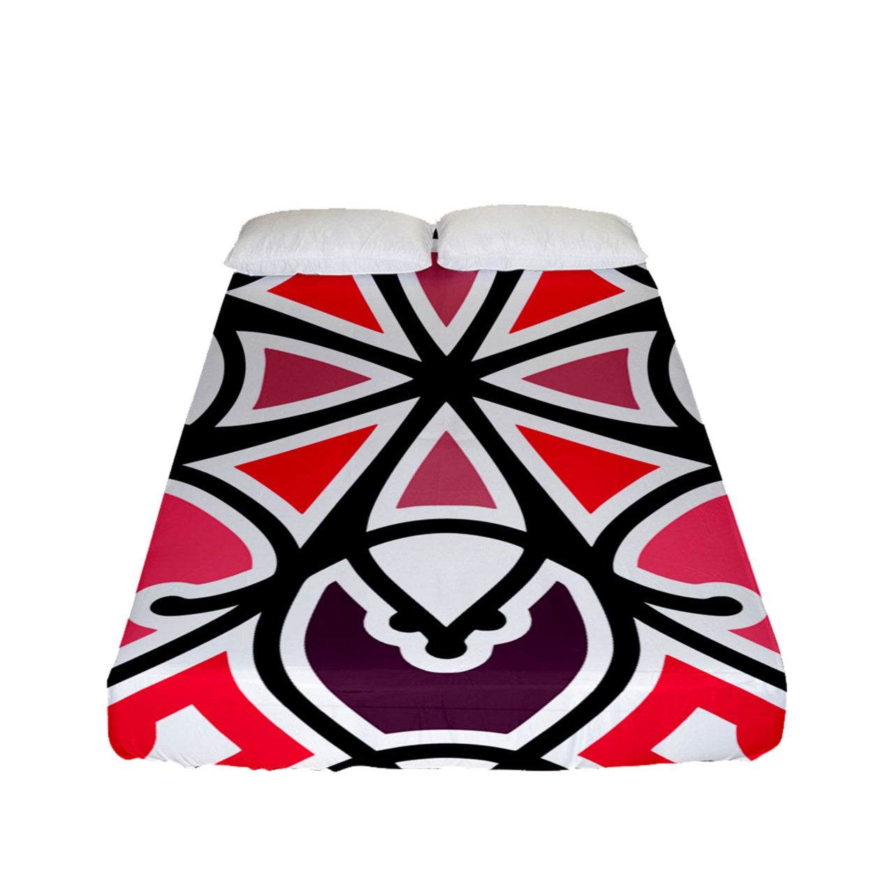 Pizza Swizzle Fitted Sheet (Full/ Double Size)