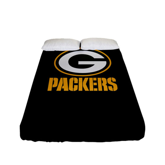 Packers Inspired Fitted Sheet (Full/ Double Size)