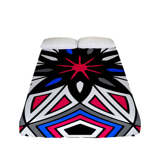 Pink Spider Fitted Sheet (Full/ Double Size)