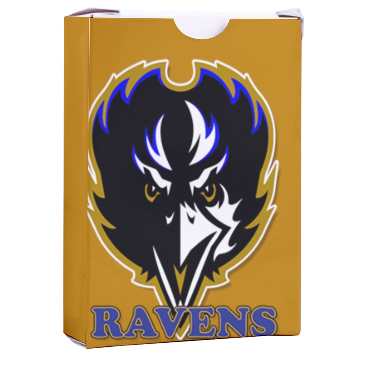 Ravens Fan Inspired Playing Cards with Custom Box