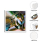 Islamic Canvas Wall Art with Frame - 16x16 inch