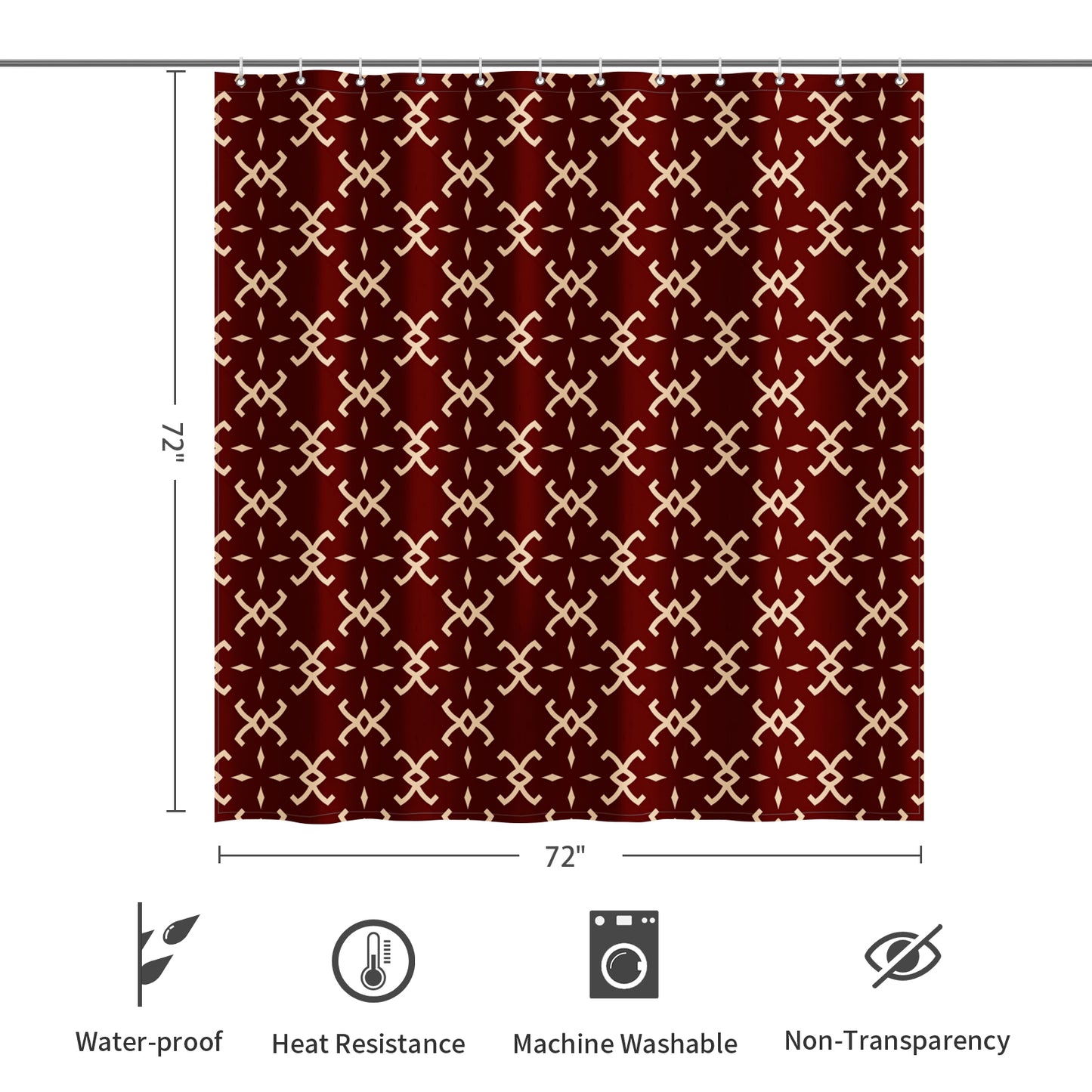Brighter Days Shower Curtain 72"x72"