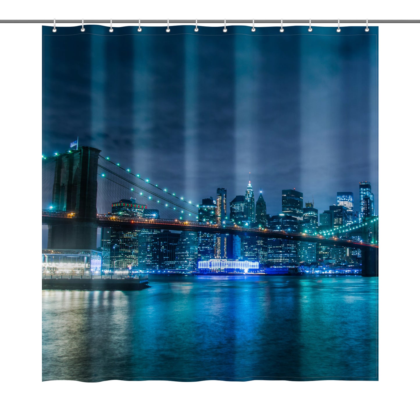 City of New York Shower Curtain 72"x72"