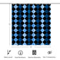 Blue Frenzy Shower Curtain 72"x72"