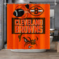 Browns Inspired Shower Curtain 72"x72"