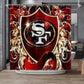 49ers Inspired Shower Curtain 72"x72"