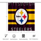 Steelers Inspired Shower Curtain 72"x72"