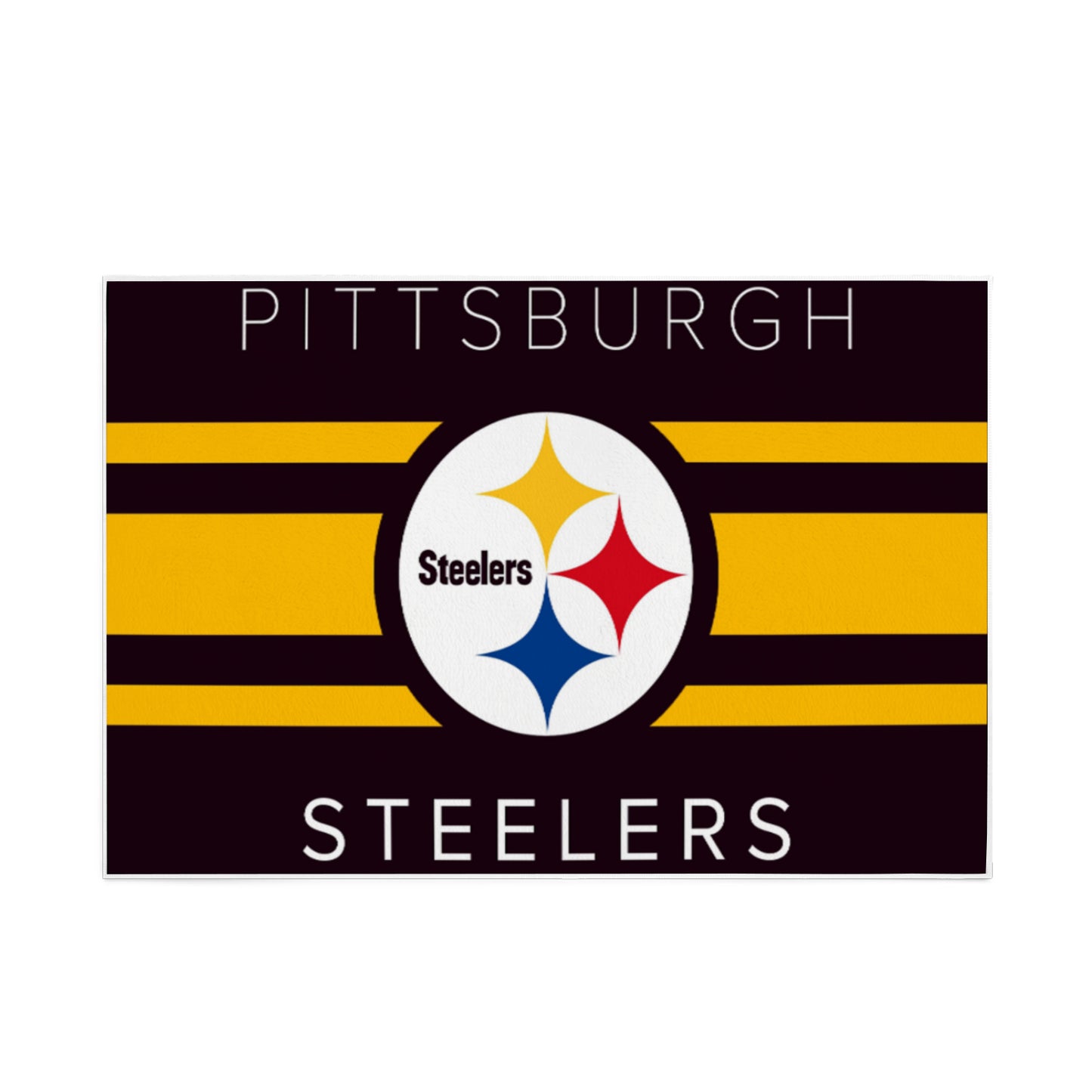 Steelers Inspired Area Rug 84' x 60'