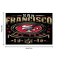 49ers Fan Inspired Area Rug 84' x 60'