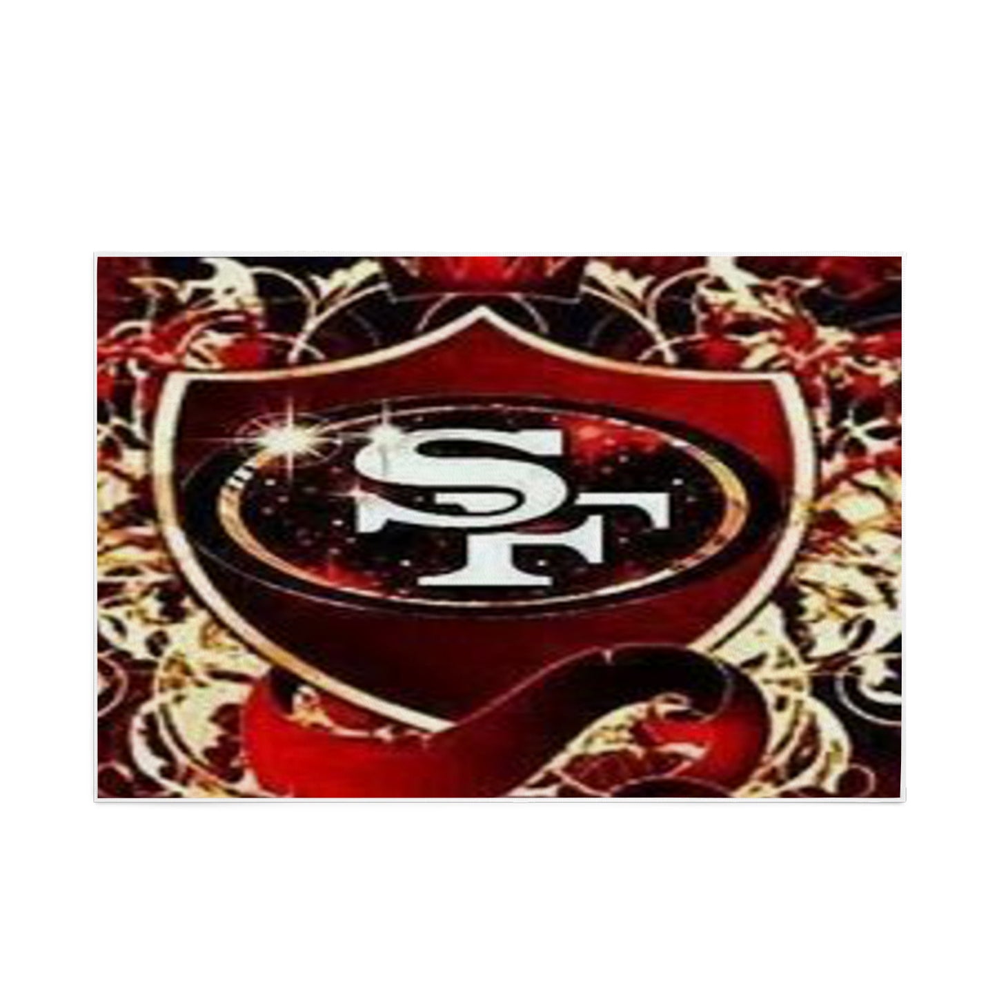 49er Inspired Area Rug 84' x 60'