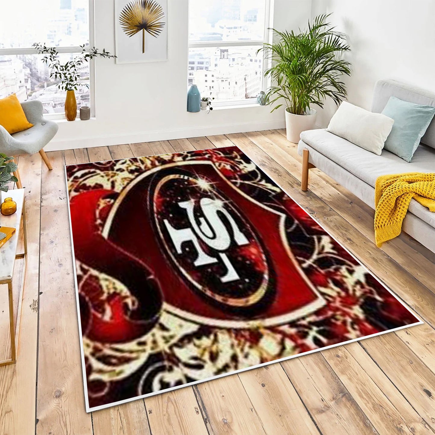 49er Inspired Area Rug 84' x 60'