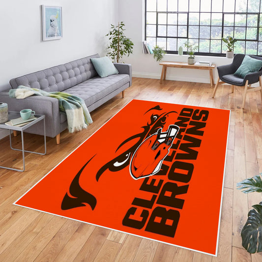 Browns Inspired Area Rug 84' x 60'