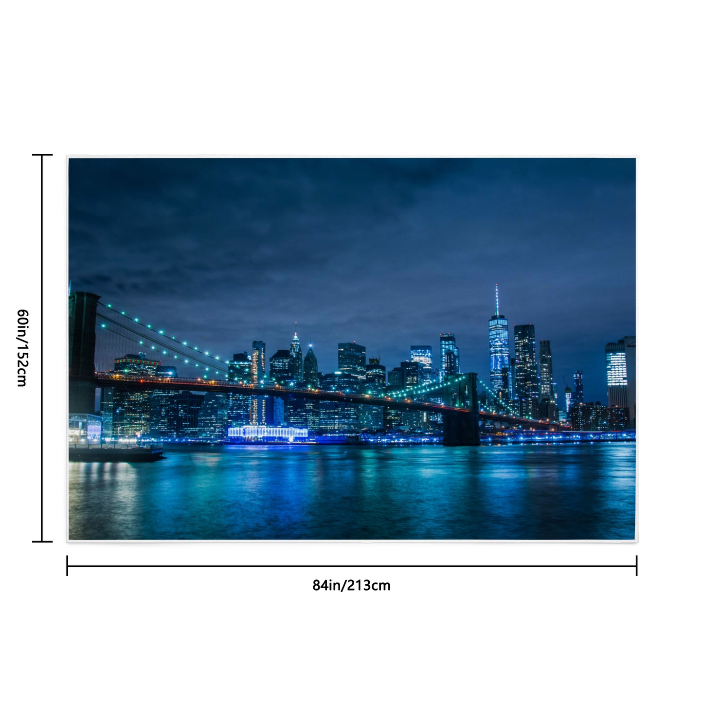 City of New York Area Rug 84' x 60'