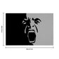 Method 2 Da Madness (Grey and Black) Area Rug 84' x 60'